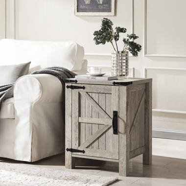 Angelique end deals table with storage